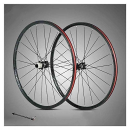 CHP Spares CHP 29 Inch Bicycle Wheelset Double Walled Aluminum Alloy Mountain Bike Wheels MTB Rim Disc Brake Fast Release 24H 8, 9, 10, 11 Speed 100MM (Color : 29in)