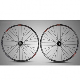 CHP Spares CHP 29 Inch Mountain Bike Wheelset, Double Wall Wheel Rims Aluminum Alloy MTB Rim Fast Release Disc Brake Hybrid 32-Hole Palin Bearing 8 9 10-11 Speed (Color : 27.5in)