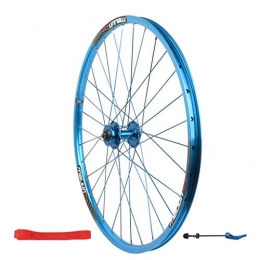 CHP Mountain Bike Wheel CHP Bicycle Front Wheel 26 Inch MTB Bike Double Wall Alloy Rim Quick Release Disc Brake 951g 32 Hole (Color : Blue)
