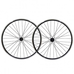 CHP Spares CHP Bicycle Wheel Set Black Bike Wheel 26" MTB Double Wall Alloy Rim Tires 1.75-2.1" V- Brake 7-11 Speed Sealed Hub Quick Release 32H (Color : Wheel set)