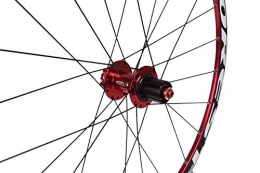 CHP Spares CHP MTB Bike Wheels For 26 / 27.5 In Bicycle Wheelset Double Layer Alloy Rim Sealed Bearing Hub 11 Speed Disc Brake Quick Release 24 Holes 1850g (Color : A, Size : 26inch)