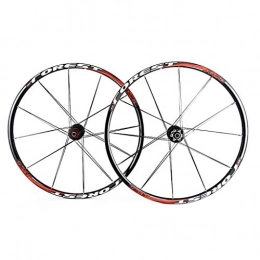 CHP Spares CHP MTB Mountain Bike Wheel Front 2 Rear 5 Sealed Bearing hub disc wheelset Wheels 26 27.5 inch Flat Spokes (Color : White, Size : 27.5inch)