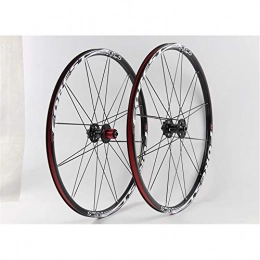 CHUDAN Spares CHUDAN 26 inch MTB bicycle wheels, Double walled Front rear wheel Mountain bike wheelset Fast release disc brake 8 9 10 speed Palin bearings 24 H, A, 26IN