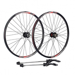 CNCBT Mountain Bike Wheel CNCBT 26 Inches Mountain Bike Wheelset, Aluminum Alloy Double-Layer Ring with Rivets Disc Brake for 7 / 8 / 9 / 10 / 11 Speed Freewheel Set