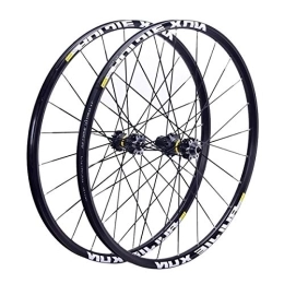 LHHL Mountain Bike Wheel Components Mountain Bike Wheelset 26 / 27.5 / 29inch Carbon Fiber Hub MTB Bicycle Wheels Double Wall Rims Disc Brake Sealed Bearings 8 / 9 / 10 / 11 Speed (Color : Black hub, Size : 27.5in)