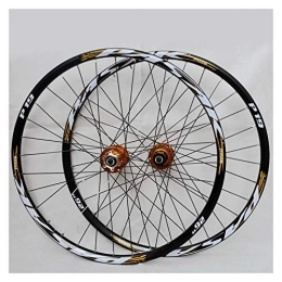 CTRIS Spares CTRIS Bicycle Wheelset Bike Wheelset MTB For Mountain 26 27.5 29 In Double Layer Alloy Rim Sealed Bearing 7-11 Speed Cassette Hub Disc Brake QR 24H (Size : 27.5in)