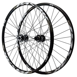 CTRIS Spares CTRIS Bicycle Wheelset Mountain Bike Front & Rear Wheels, 26 / 27.5 / 29" Bicycle Wheelset For 7 8 9 10 11 12S, MTB Wheelset Disc Brake 32H Quick Release Double Wall Rims