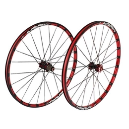 CTRIS Spares CTRIS Bicycle Wheelset Mountain Bike Wheelset 27.5 Double Layer Alloy Rim Quick Release Sealed Bearing 8 9 10 Speed Disc Brake With Straight Pull Hub 24 Holes