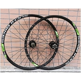 cvhtroe Mountain Bike Wheel cvhtroe 26 Inch MTB Bicycle Rims, Double Wall Aluminum Alloy MTB Wheelset Sealed Bearings Hub Cycling Wheels for 10 Speed