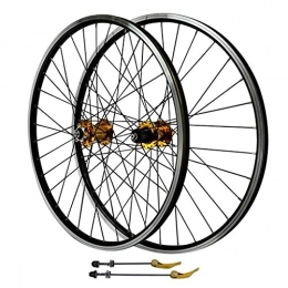 cvhtroe Spares cvhtroe 26" V-Brake MTB Bicycle Wheelset Double Wall Bike Rim 32 Hole Cycling Wheels for 11 Speed Flywheel