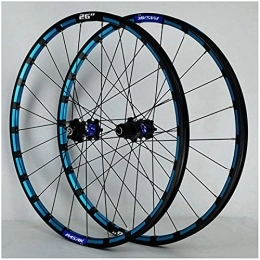 cvhtroe Spares cvhtroe Mountain Bicycle Wheels 26 Inch Aluminum Alloy Quick Release 24 Hole Disc Brake Hybrid / MTB Rim 11 Speed