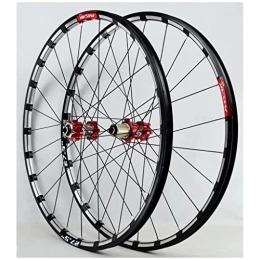 cvhtroe Mountain Bike Wheel cvhtroe Mountain Bike Wheels 26 Inch 27.5”29er, Double Wall Aluminum Alloy 24 Holes Hybrid / MTB Rim Wheelset for 7 8 9 10 11 Speed Disc