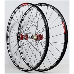 cvhtroe Mountain Bike Wheel cvhtroe MTB Bike Wheelset, 26 Inch 27.5 ”Double Wall Aluminum Alloy Six Nail Disc Brake Cycling Wheels Rim for 7 8 / 9 / 10 / 11 Speed