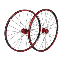 CWTC Mountain Bike Wheelset 26 Inch, Double Wall Aluminum Alloy MTB Cycling Wheels Disc Brake 7/8/9/10/11 Speed (Size : 27.5in)