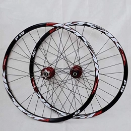 CWYP-MS 26/27.5/29 inch Mountain Bicycle Wheelset Aluminum Alloy MTB Cycling Wheels Disc Brake for 7/8/9/10/11 Speed (Size : 26inch)