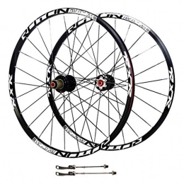 CWYP-MS Spares CWYP-MS Bicycle Wheelset, 26 / 27.5In Hybrid Mountain Bike Wheels Double Wall MTB Rim Disc Brake Ultralight Carbon Fiber Quick Release 24H 9 / 10 / 11 Speed Bicycle Hub Dynamo (Size : 26in)