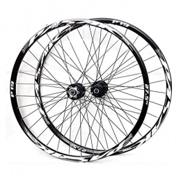 CWYP-MS Mountain Bike Wheel CWYP-MS Bike Wheelset, 26 / 27.5 / 29 Inch Mountain Bike Wheel Brake Wheel Set Quick Release Palin Bearing 7, 8, 9, 10, 11 Speed, Black (Size : 29in)