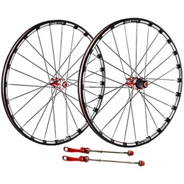 CWYP-MS Mountain Bike Wheel CWYP-MS Mountain Bike Wheelset, 26 / 27.5 / 29 Inches, MTB Bicycle Rear Wheel Double Walled Aluminum Alloy Rim Disc Brake Carbon Fiber Hub Quick Release 7 / 8 / 9 / 10 / 11 Speed Cassette (Size : 26in)
