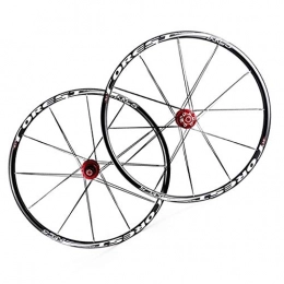 QHY Mountain Bike Wheel Cycling 26 27.5inch Mountain Bike Wheelset, Double Wall MTB Rim 24H Disc Brake Quick Release Compatible 7 8 9 10 11 (Color : White, Size : 27.5inch)