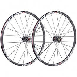 QHY Mountain Bike Wheel Cycling Mountain Bike Wheelset Bicycle Wheels Double Wall Alloy Rim Carbon Drum F2 R5 Palin Bearing Quick Release Disc Brake 24H 11 Speed 1820g (Color : B, Size : 26inch)
