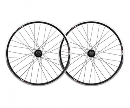 QHY Spares Cycling MTB Bicycle Wheel Mountain Bike Wheel Set 20 26 Inch Quick Release Disc V- Brake (Color : Black, Size : 20in wheel set)