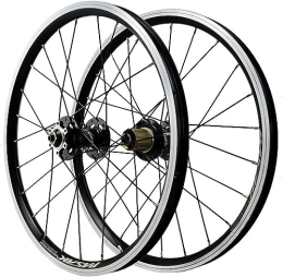 InLiMa Spares Cycling Wheels 20 Inch 406 Rims V / Disc Brakes Mountain Bike Wheelset 24 Hole Mountain Bike Rims Cycling Wheels
