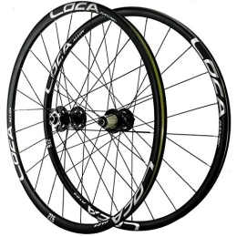 SJHFG Mountain Bike Wheel Cycling Wheels, Double Wall MTB Rim 24 Holes Quick Release Disc Brake Rear Wheel 7 / 8 / 9 / 10 / 11 / 12 Speed (Color : Black, Size : 27.5inch)