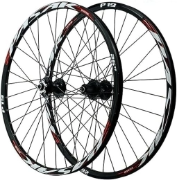 InLiMa Spares Cycling Wheels Mountain Bike Wheels 26 27.5 29 Inch Bicycle Wheels Large Hub 6 Claw Wheels 9MM Wheel Set Rims (Color : Red, Size : 27.5 inch)