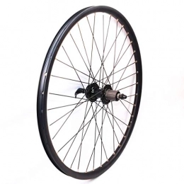 D2O Mountain Bike Wheel D20 26 X 1.75 MTB Rear Wheel Disc 8Sp Cassette All Black Sealed Bearing