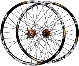 DBXOKK Mountain Bike Wheel DBXOKK Mountain Bike Wheelset 26, 27.5, 29 Inch Bicycle Wheel Wheelset (Front + Back) Double-Walled Made of Aluminum Alloy with Quick Change Disc Brake 32H 7-11 Speed Cassette(#2, 26in)