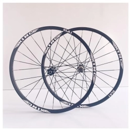 DFNBVDRR Mountain Bike Wheel DFNBVDRR 26 / 27.5 / 29In Mountain Bike Wheelset Quick Release 6 Bolts Disc Brakes 24H Staight Pull Spokes MTB Wheels Fit 8-11 Speed Cassette (Color : Svart, Size : 27.5in)