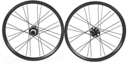 DGHJK Spares DGHJK 20 inch Mountain Bike wheelset, 24 Hole Double-Walled Rims Hybrid Quick Release discbrake Aluminum Alloy Bicycle Wheels 8 / 9 / 10 / 11 Speed