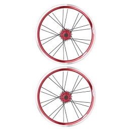 Yitre Mountain Bike Wheel Disc Brake Wheelset, Bike Rim Brake Wheelset 5 Speed Front 2 Rear 4 Bearing Durable for Mountain Road Bike