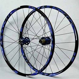 DL Mountain Bike Wheel DL 26 / 27.5 inch carbon fiber Wheelset Rims MTB Bike Rim Suitable for road bikes, Blue