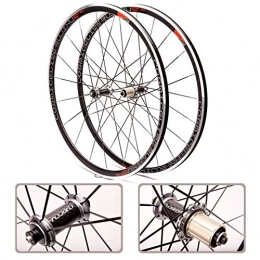 DL Spares dl 28" Mountain MTB Bike Wheel Set Disc Rim Brake Double Wall Rims Sealed Bearings For 8-11 Speed Cassette Flywheel Bicycle Wheel 39 Holes, Titanium