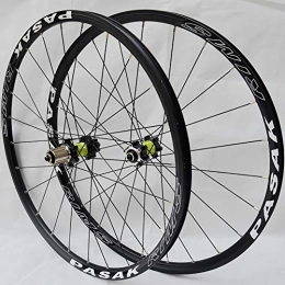 DL Mountain Bike Wheel DL 700C 26 Inch Mountain Bike Wheels Aluminum alloy hub with Diameter 572 (mm), Yellow