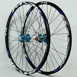 DL Spares dl Mountain Bike Wheels Disc brake Wheelset Rims 26" / 27.5" / 29" Bike Wheel, Blue