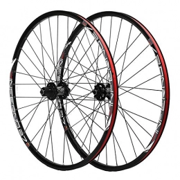 WangT Spares Double Wall Bike Wheelset for 27.5 Inch MTB Rim Disc Brake Quick Release Mountain Bike Wheels 32Holes 8 9 10 11 Speed