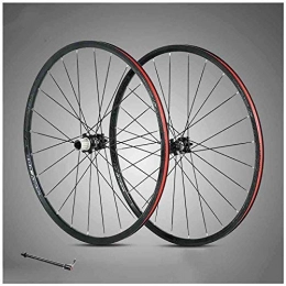 DSHUJC Spares DSHUJC 29 inch bicycle wheelset double wall aluminum alloy mountain bike wheels rim disc brake quick release 24 holes 8, 9, 10, 11 speed