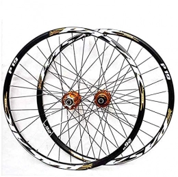 DSHUJC Spares DSHUJC Mountain bike wheelset, 29 / 26 / 27.5 inch bicycle wheel double-walled aluminum alloy rim quick release disc brake 32H 7-11 speed