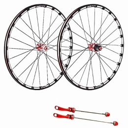 EVERAIE Spares EVERAIE Bike Wheels, Carbon Fiber Mountain Bike Wheel Set 5 Palin 26 / 27.5 / 29 Inch Quick Release Barrel Shaft 120 Ring (Size : 26")