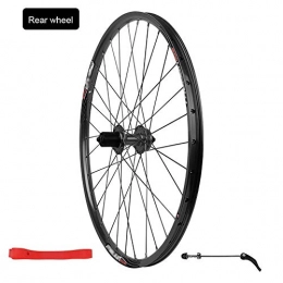 FHGH Spares FHGH 26 Inch Mountain Bike Wheel, Aluminum Alloy / Disc Brakes / American Valve / 32 Holes / Suitable For 7-8-9-10 Speed Clip Flywheel / Suitable For 26 * 1.35~2.125 Tires / Black