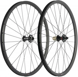 FidgetGear Spares FidgetGear MTB Carbon Fiber Wheels 29ER 30mm Width Wheelset 700C Mountain Bike 6 Bolt Cycle