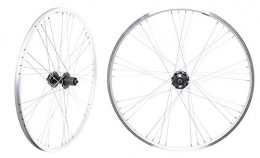 FireCloud Cycles Spares FireCloud Cycles MACH 1 210 26" Pair 7 8 9 10 Speed Wheels Front & Rear Mountain Bike in Silver