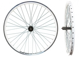 FireCloud Cycles Pair 26" AIRLINE ONE WHITE AND BLACK DISC PAIR 7/8/9 SPEED Bicycle Bike WHEELS