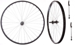 FireCloud Cycles Spares FireCloud Cycles Pair 26" MOUNTAIN BIKE BLACK ALLOY WHEELS WITH QUICK RELEASE (Q / R) AXLE NEW