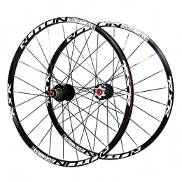 FOUFA Spares FOUFA Mountain Bike Wheelset, 26 / 27.5 / 29Inch Aluminum Alloy Rim Disc Brake MTB Wheelset, for 7 / 8 / 9 / 10 / 11 Speed (Size : 26inch)