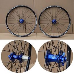 MGRH Spares Front Rear Mountain Bike Wheelset 26 / 27.5 / 29 Inch MTB Wheels Double Walled Aluminum Alloy MTB Rim Fast Release Disc Brake 32H 7-11 Speed 27.5 inch