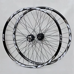 MGRH Spares Front Rear Mountain Bike Wheelset Double Walled Aluminum Alloy MTB Rim Fast Release Disc Brake 32H 7-11 Speed Cassette 26 / 27.5 / 29 Inch