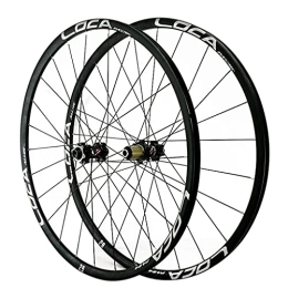 GAOZHE Spares GAOZHE Mountain Bike Wheelset 26 / 27.5 / 29 Inch Ultralight Aluminum Alloy Rim 24 Holes Disc Brake MTB Wheelset Thru Axle Front + Rear Wheels 8 9 10 11 12 Speed (Color : Silver, Size : 27.5in)